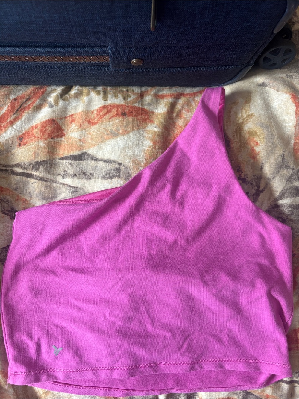 Old Navy One-Shoulder Tank Top in Bright Pink - Picture 2 of 3